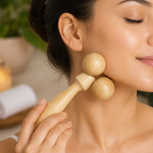 Wooden Face Massager