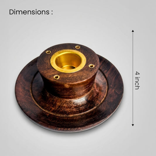 Wooden Handicraft Agarbatti Incense Stick & Dhoop Batti Stand Holder