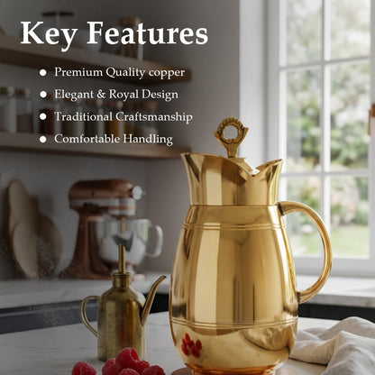 Kansa / Bronze Jug with Matte Finish