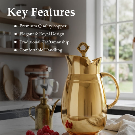 Kansa / Bronze Jug with Matte Finish