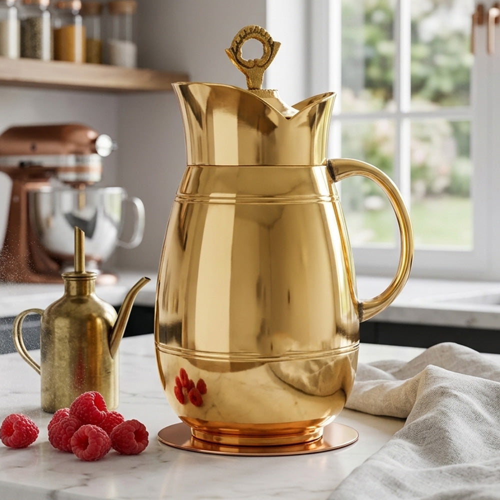Kansa / Bronze Jug with Matte Finish