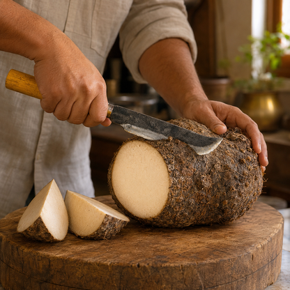 Big Hand-Forged Chef Knife for Meat and Fish Cutting