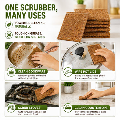 Coconut Coir Scrub Pad – Pack of 5