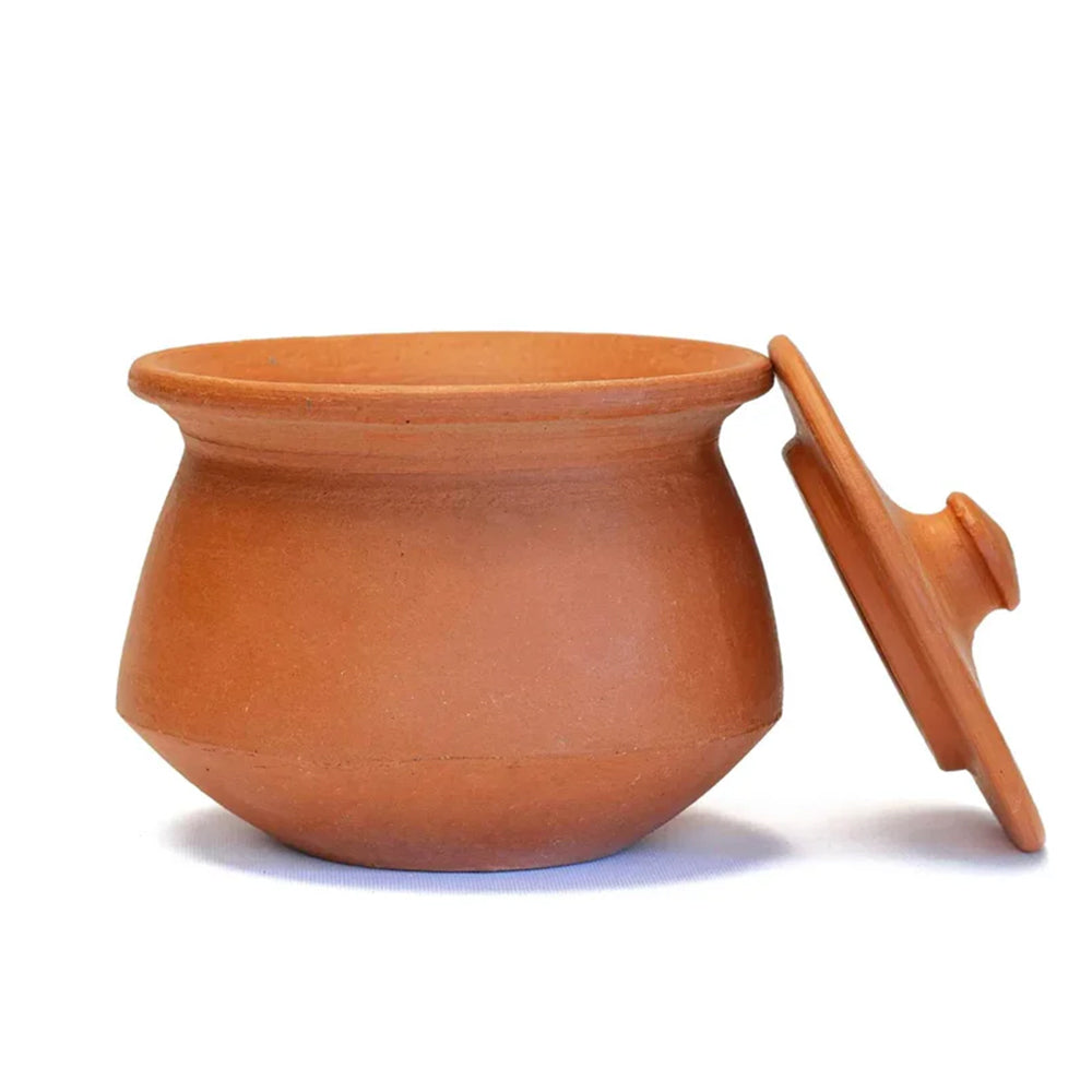Red Clay Handi 250ml / Earthen Pot Traditional Indian Cooking 46R