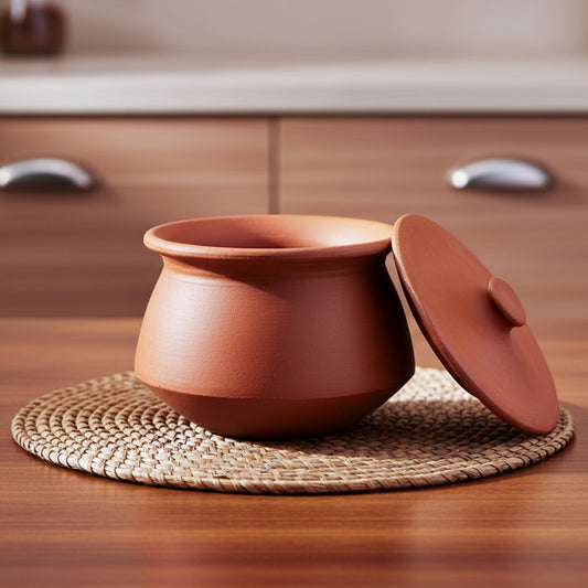 Red Clay Handi 250ml / Earthen Pot Traditional Indian Cooking 46R