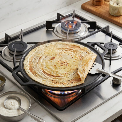 Pre-Seasoned Cast Iron Dosa Tawa – Built for Everyday Cooking