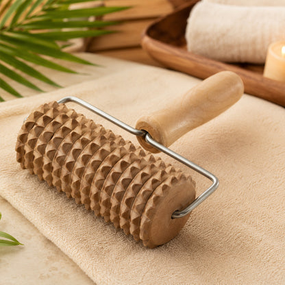 Wooden Energy Roller Massager