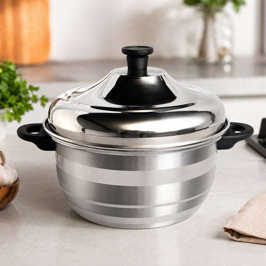 Premium Stainless Steel 15 Pit Idli & Momo Maker