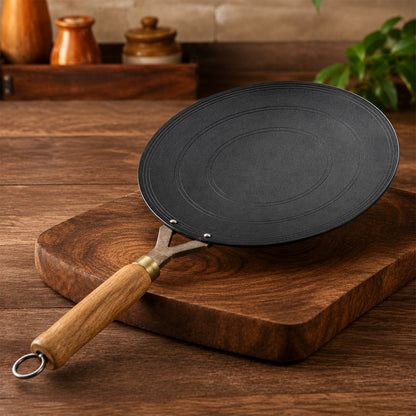 Pure Sheet Iron Concave Tawa – 11 Inch