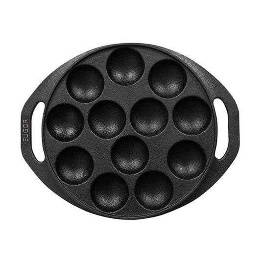 Cast Iron Paddu / Unniyappam / Paniyaram 12 Cavity Pan