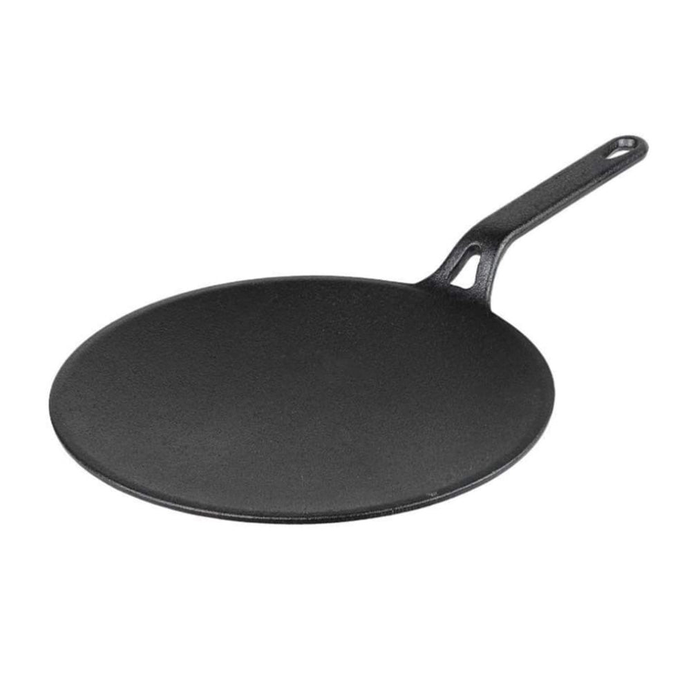 Pre-Seasoned Cast Iron Roti Tawa (26 cm) with Dual Handles