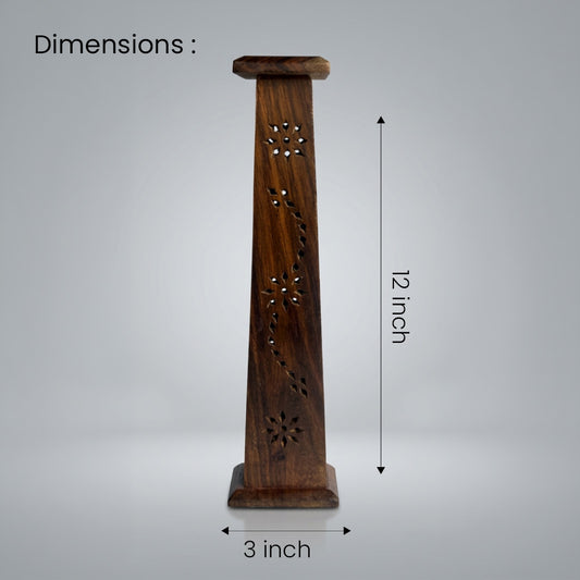 Wooden Incense Holder (Tower)
