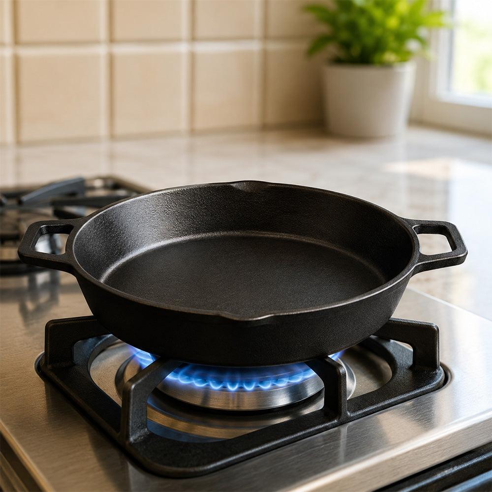 Pre-Seasoned Cast Iron Skillet 11 Inch