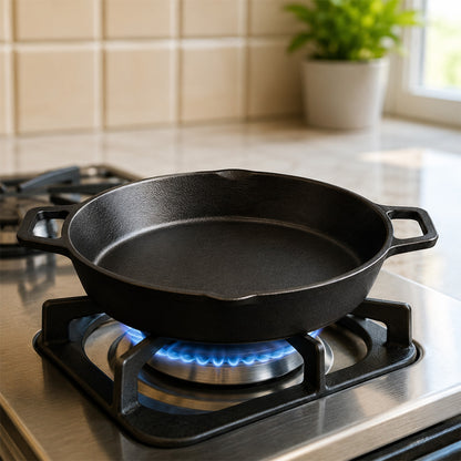 Pre-Seasoned Cast Iron Skillet 11 Inch
